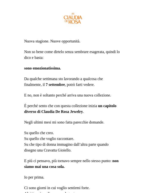Il 7 settembre cambia qualcosa!