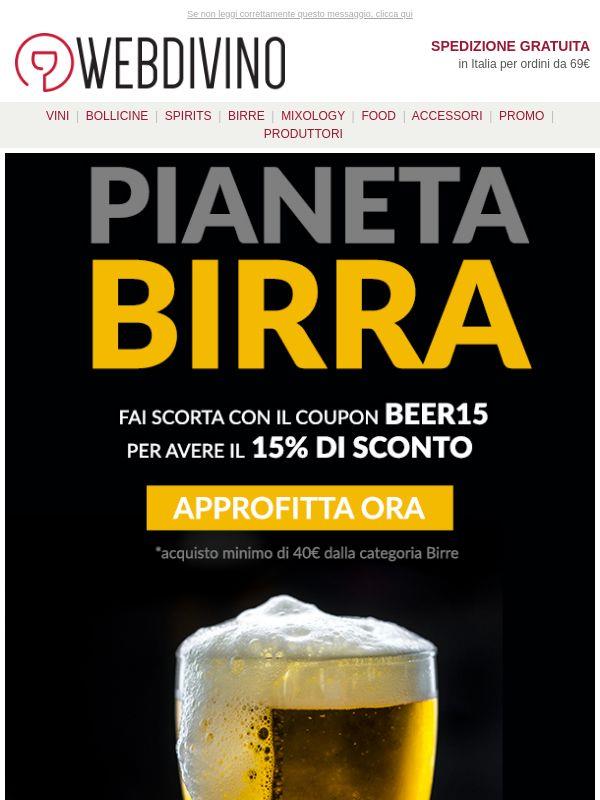 BIRRA -15% 🍺 Approfitta fino al 27/08