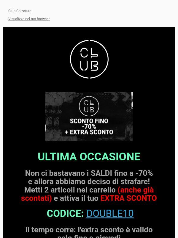 Ultima possibilità 🚀 fino a -70% + un altro codice sconto per te