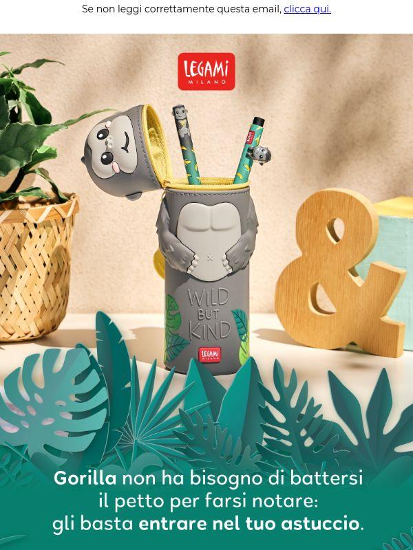Con Gorilla, la giungla è entrata nel tuo astuccio. 🦍