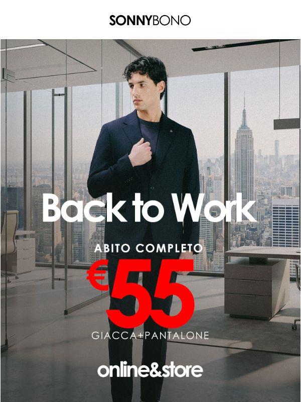 BACK TO WORK: Abito completo a 55€💣