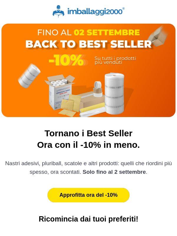 🚀I best seller sono tornati (ora al -10%)