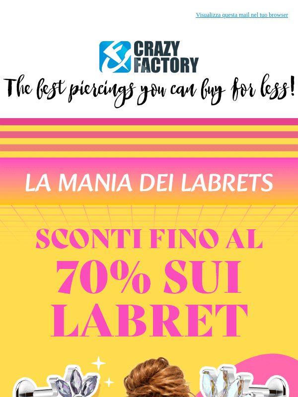 💥 Saldi sui labret! I modelli da indossare ovunque, fino al 70% di sconto,