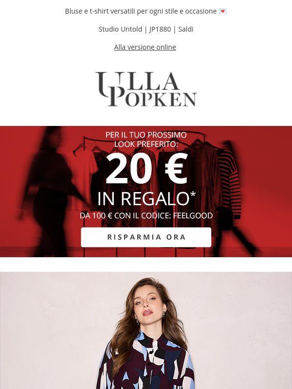 Solo per oggi: 20 € in regalo su un acquisto di almeno 100 € 💥