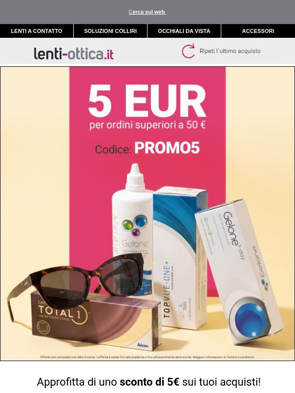 💸 5€ di sconto se acquisti oltre 50€