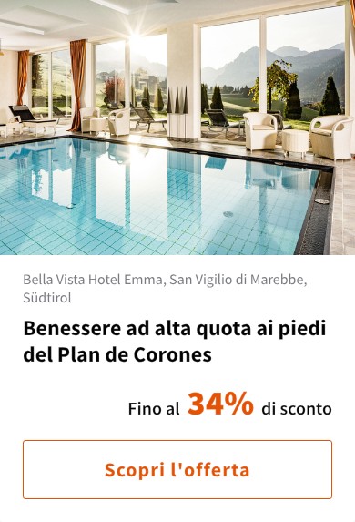 Benessere ad alta quota ai piedi del Plan de Corones