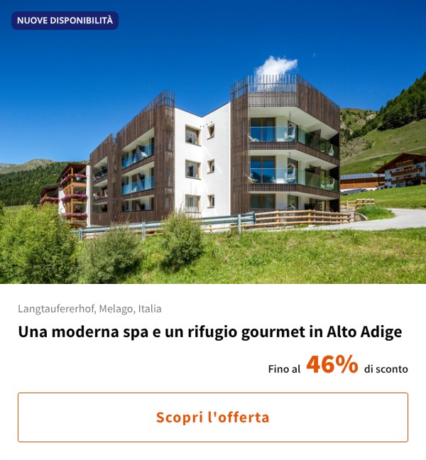 Una moderna spa e un rifugio gourmet in Alto Adige
