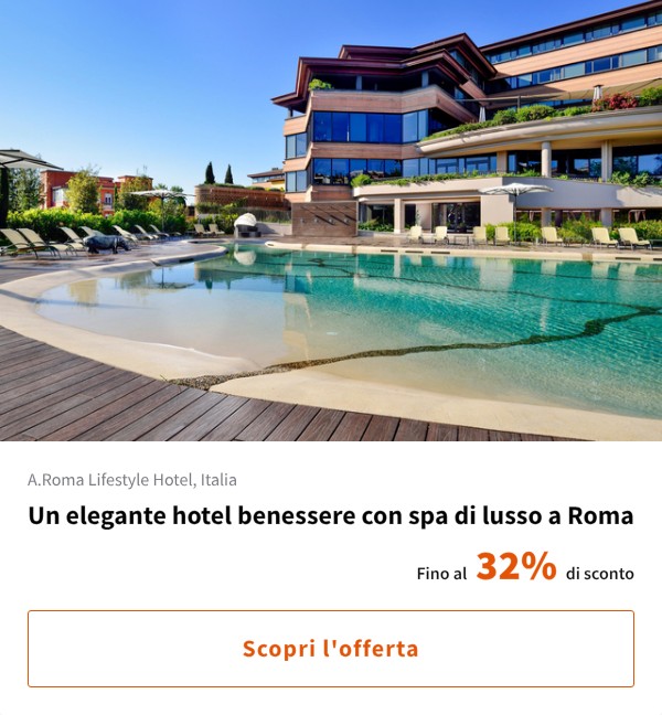 Un elegante hotel benessere con spa di lusso a Roma