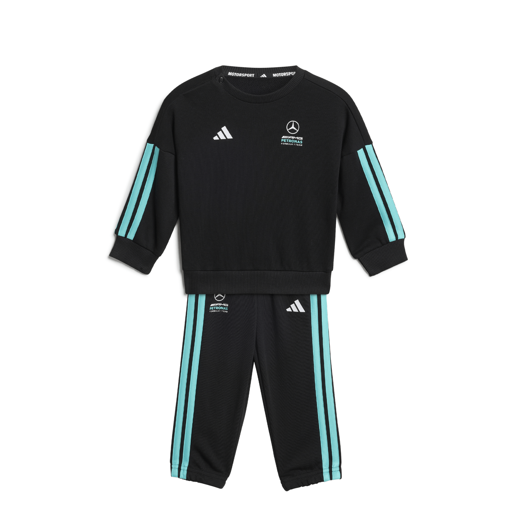 Giacca sportiva Mercedes AMG Petronas adidas F1 Crew - Nero - Neonato