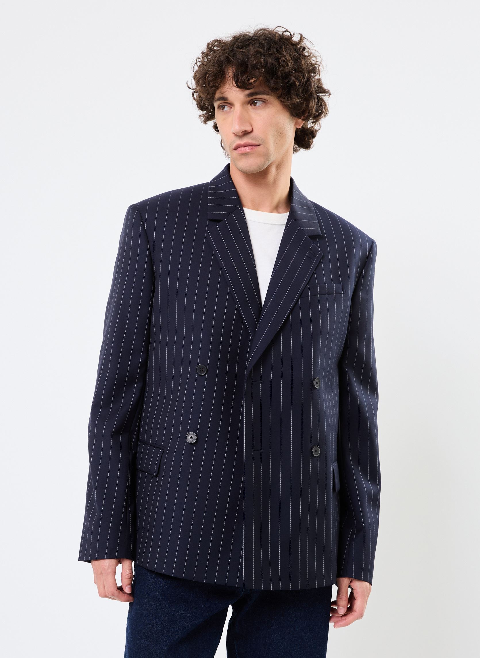 The Kooples Vestes de costume HVES30016K homme bleu