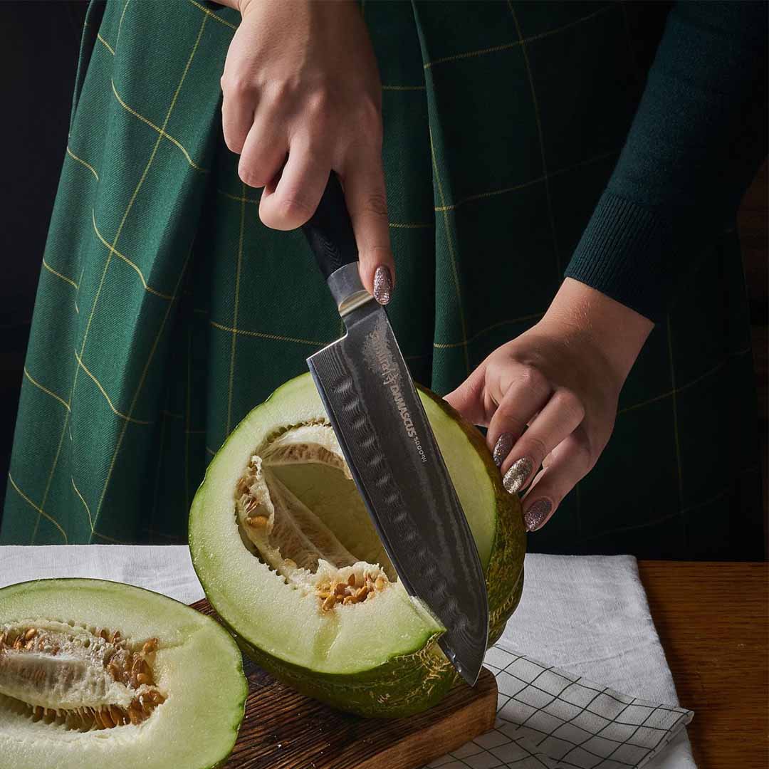 Santoku alveolato samura damascus Santoku alveolato samura damascus