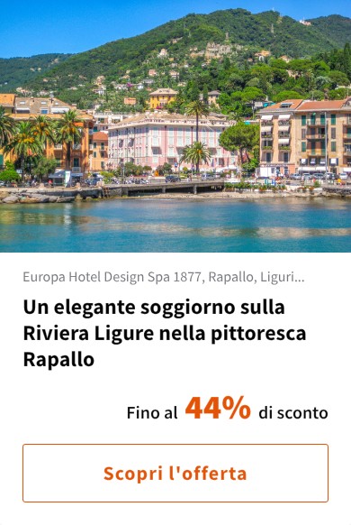 Un elegante soggiorno sulla Riviera Ligure nella pittoresca Rapallo