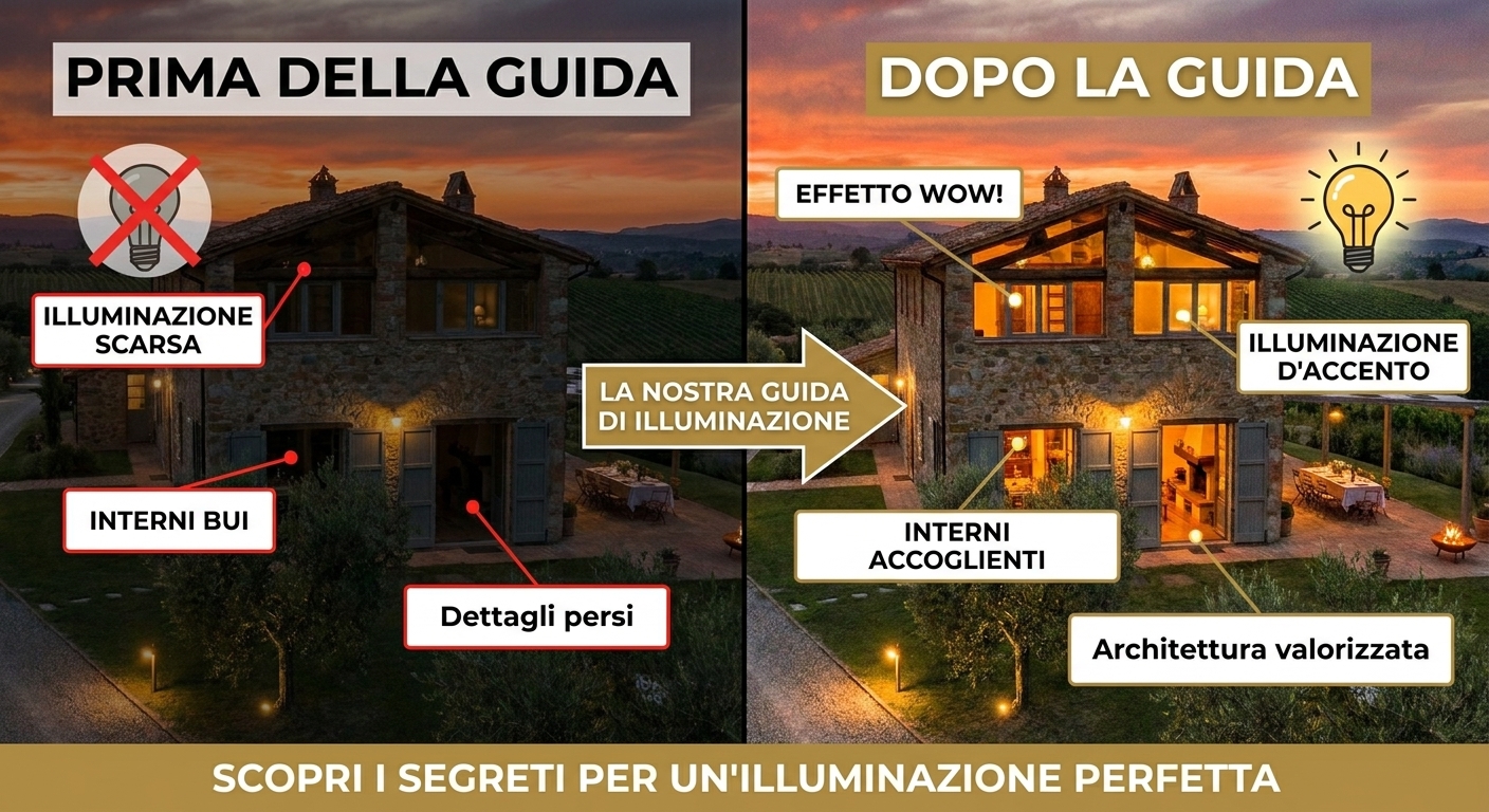 Illuminazione casa vacanze