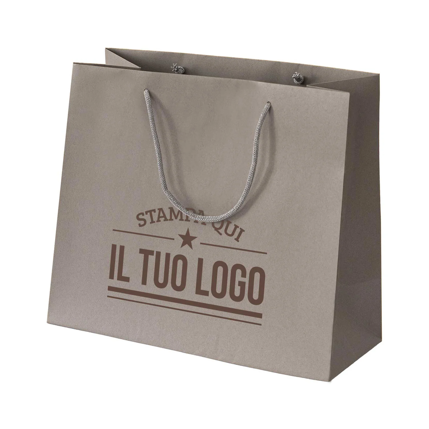 Image of Shopper Carta Green Personalizzata manico in carta