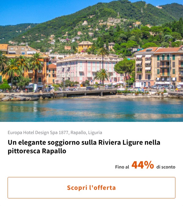 Un elegante soggiorno sulla Riviera Ligure nella pittoresca Rapallo