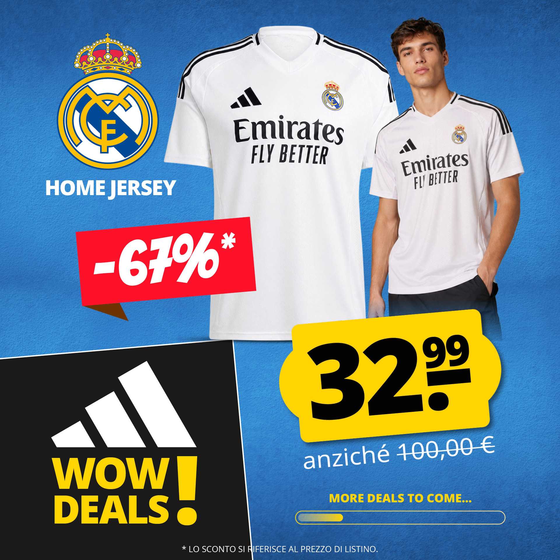 real madrid cf adidas uomo maglia per il gioco in casa