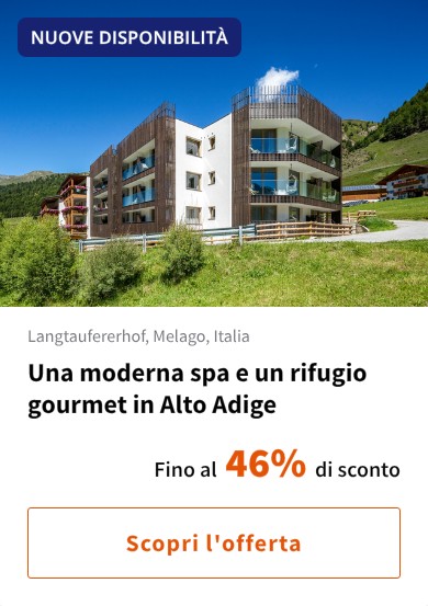 Una moderna spa e un rifugio gourmet in Alto Adige