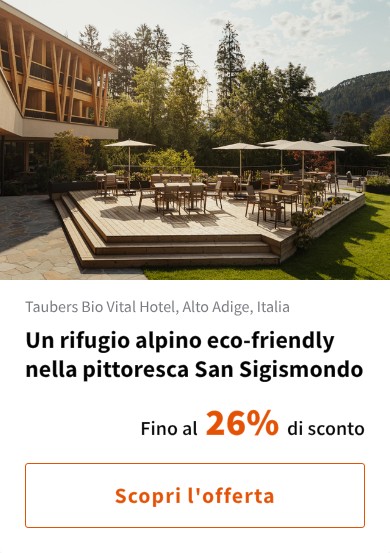Un rifugio alpino eco-friendly nella pittoresca San Sigismondo