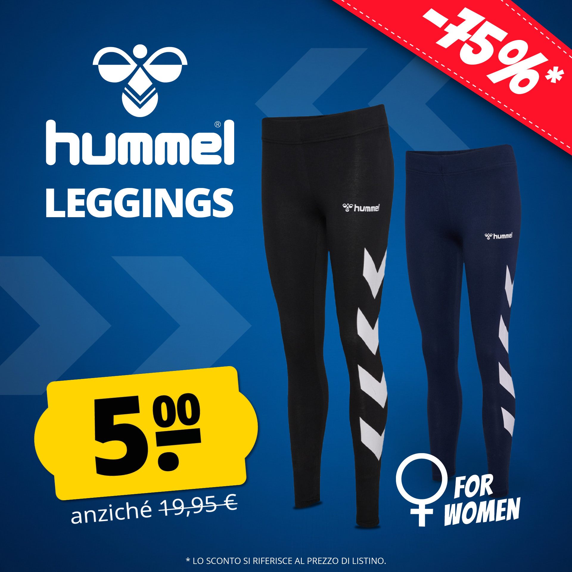 hummel mover leggins sportivi donna leggings
