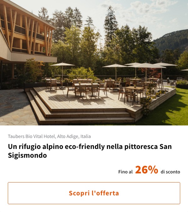 Un rifugio alpino eco-friendly nella pittoresca San Sigismondo