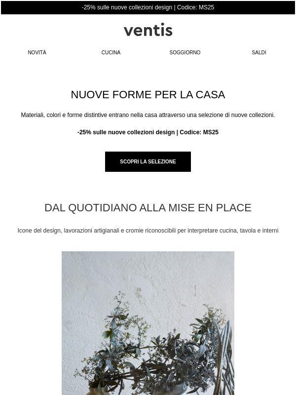 Il nuovo design, con il 25% di sconto