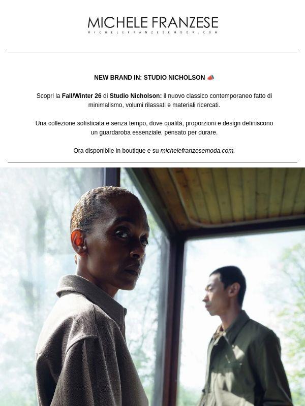 NEW BRAND IN: STUDIO NICHOLSON 📣