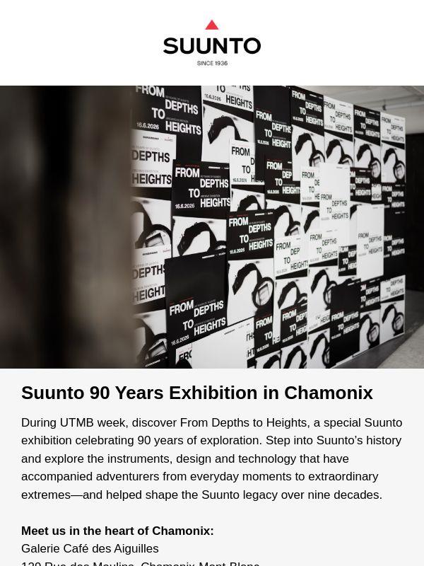 Suunto 90 Years Exhibition in Chamonix