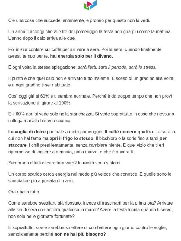 Ti senti sempre più stanco? (ecco la dura realtà)