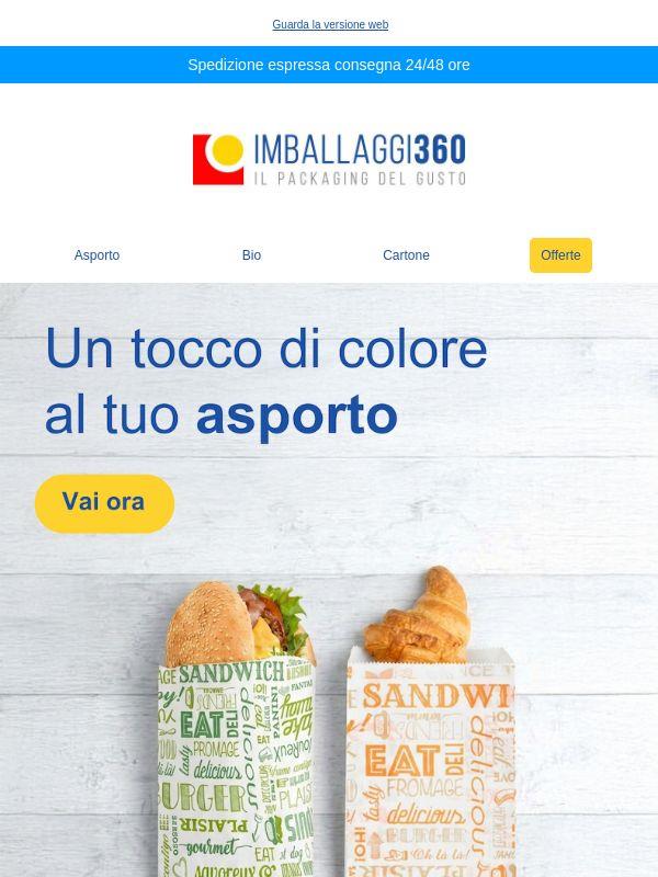 🥪 Dai più stile al tuo asporto con il sacchetto giusto