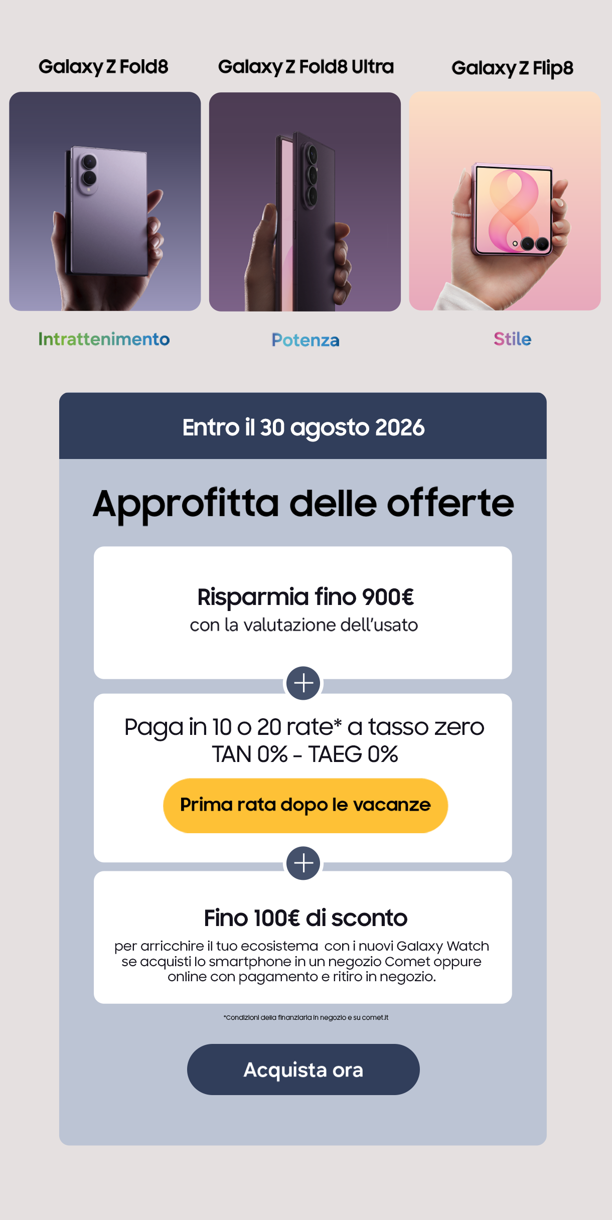 Galaxy Fold8 Flip8
