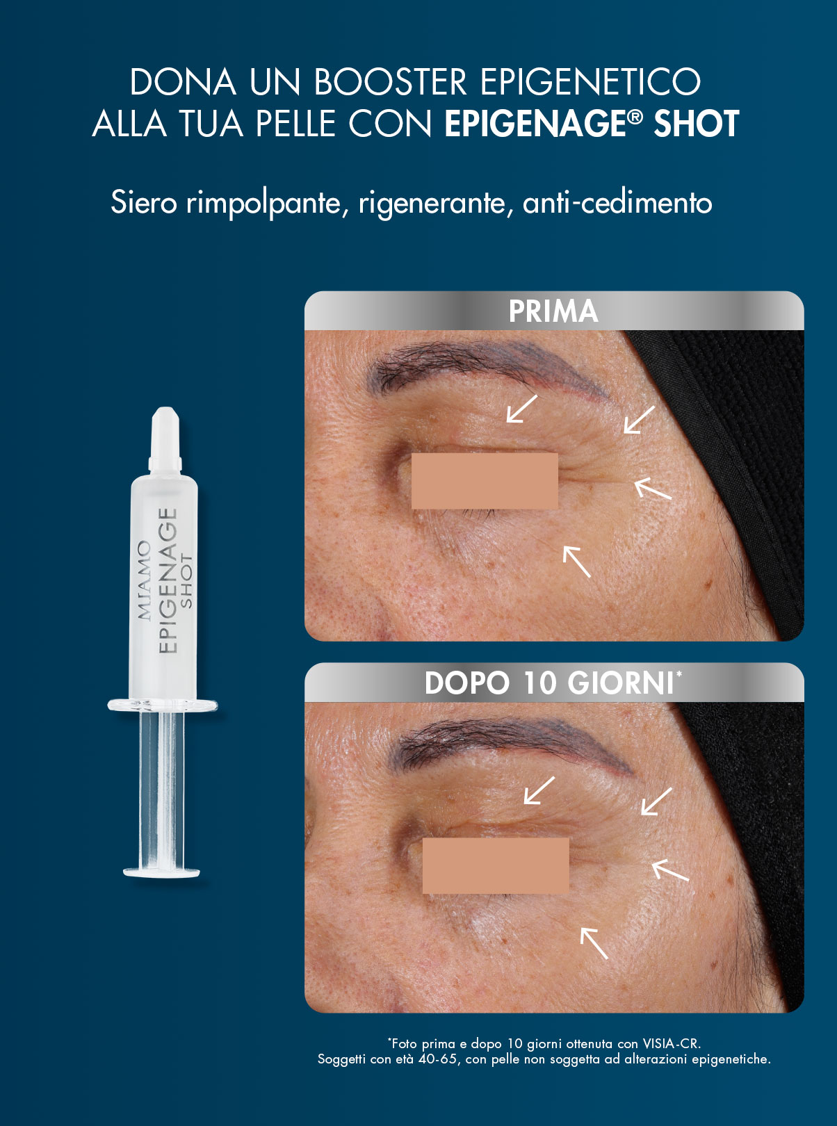 dona un booster epigenetico alla tua pelle con epigenage shot