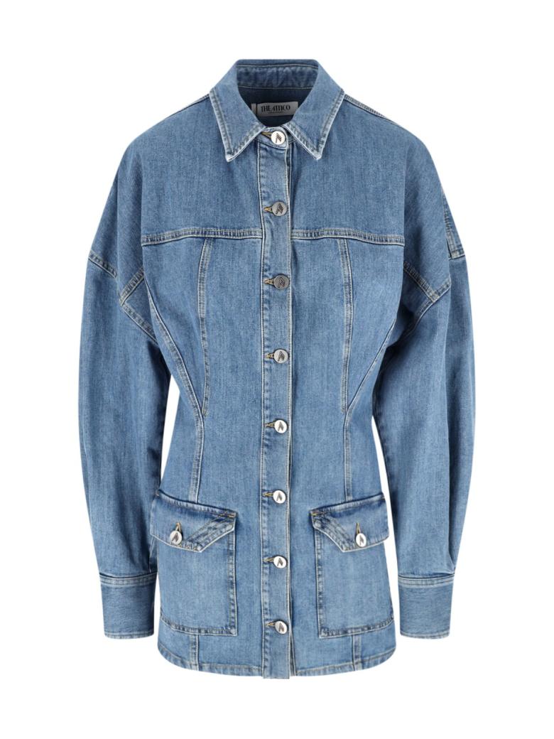 The Attico - Abito mini in denim