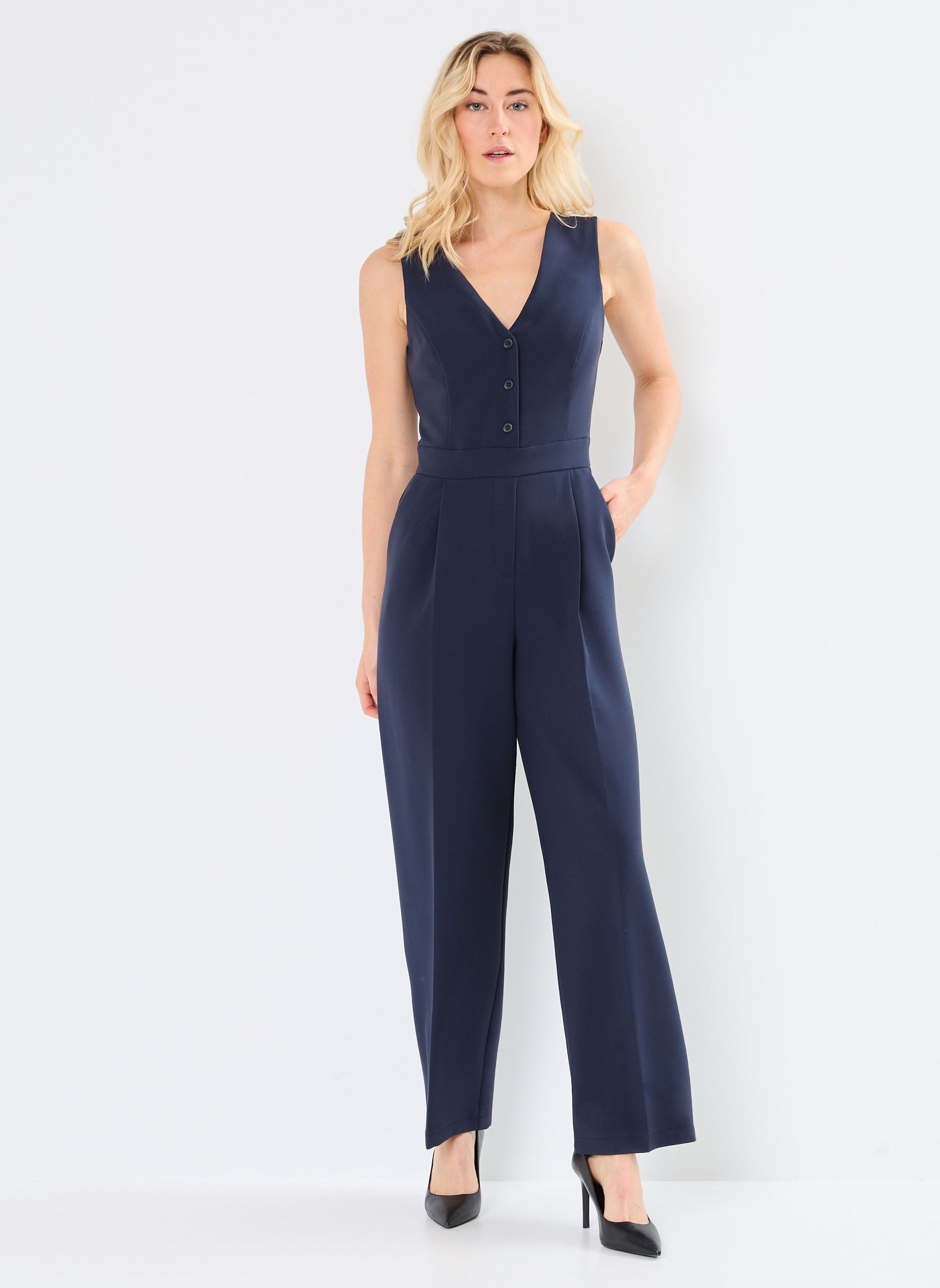 Tute Vila VIESSENTIAL FL TAILORED JUMPSUIT donnas blu