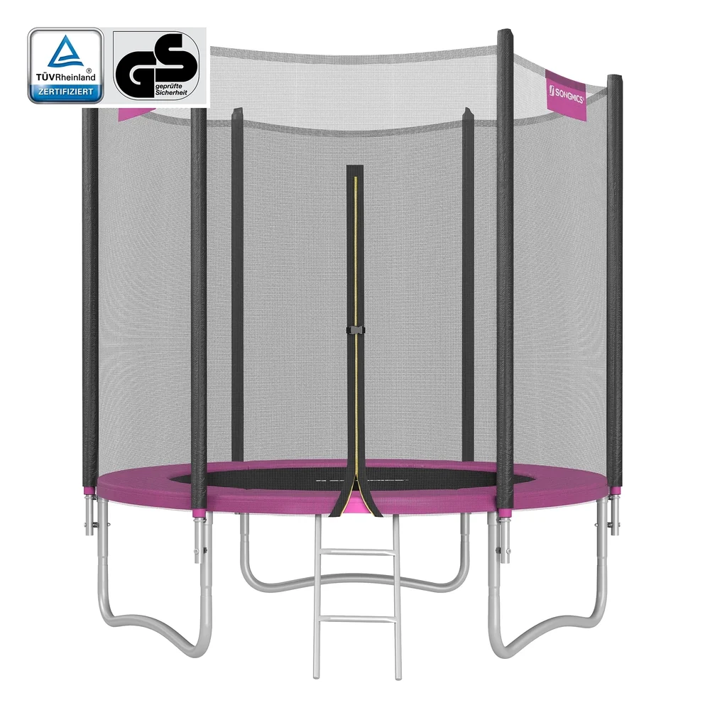 Image of Trampolino da Giardino con Recinto di Sicurezza Coperta per Molle