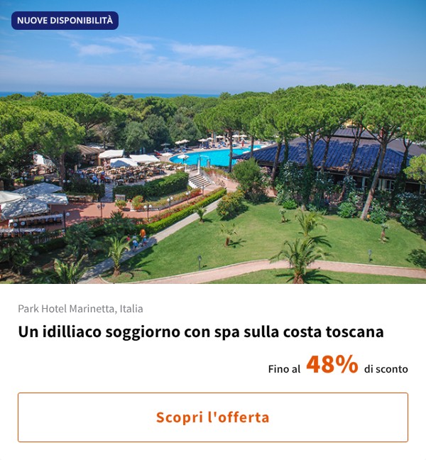 Un idilliaco soggiorno con spa sulla costa toscana