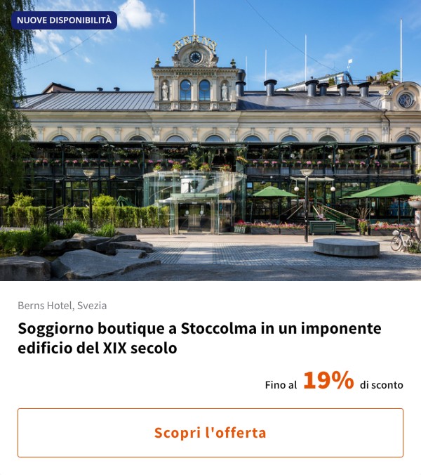 Soggiorno boutique a Stoccolma in un imponente edificio del XIX secolo