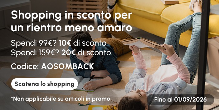 Sconto Flash: 10€ per ordini superiori a 99€