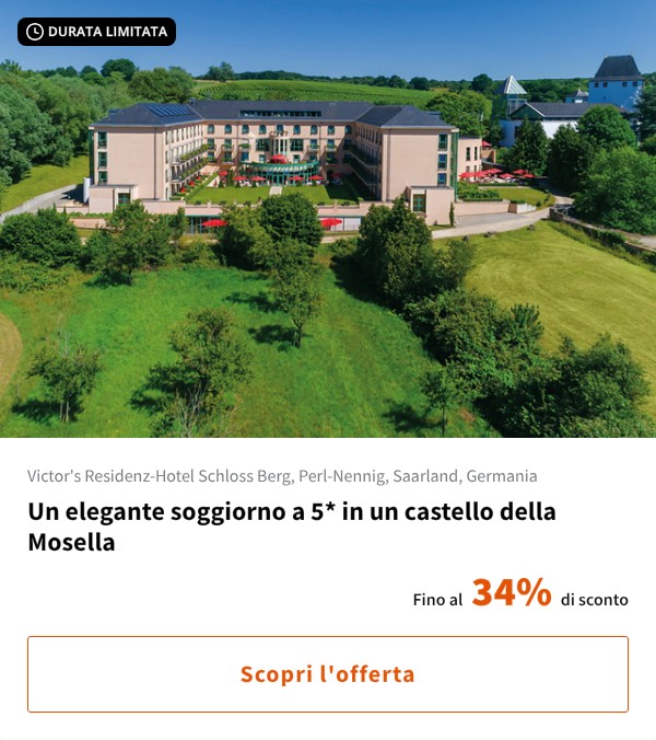 Un elegante soggiorno a 5* in un castello della Mosella