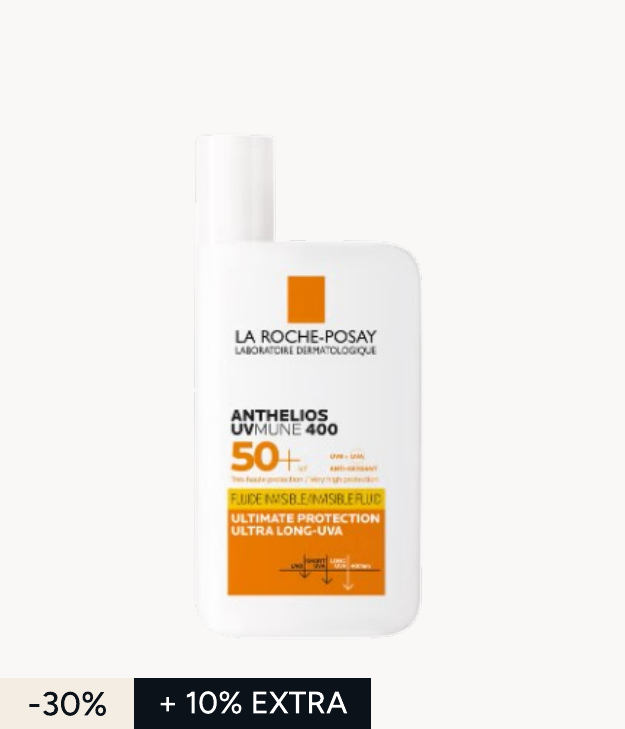 Crème solaire fluide invisible UVMune 400 Anthelios SPF 50+ La Roche-Posay 50 ml