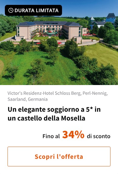 Un elegante soggiorno a 5* in un castello della Mosella