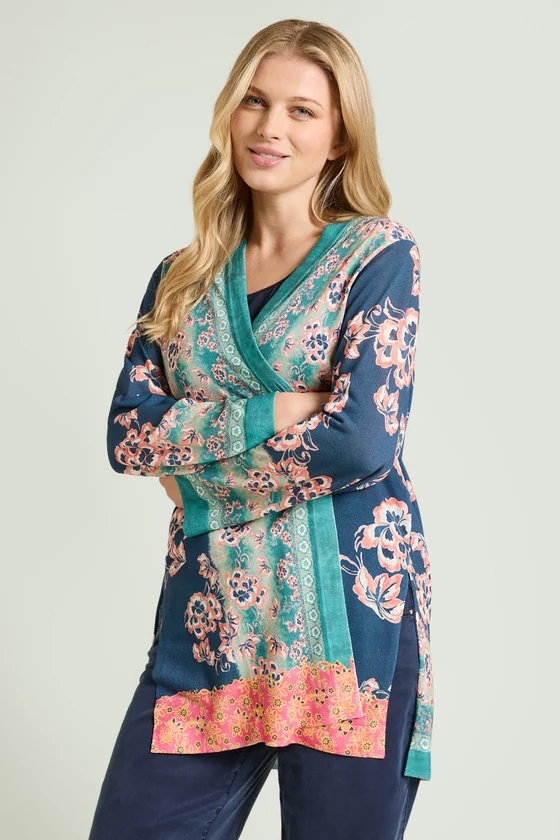CARDIGAN STAMPATO
