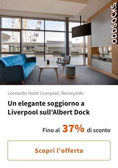 Un elegante soggiorno a Liverpool sull'Albert Dock
