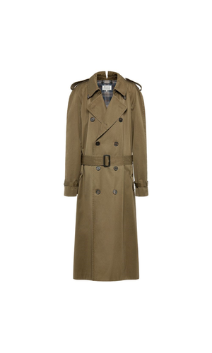 Double-breasted trench coat