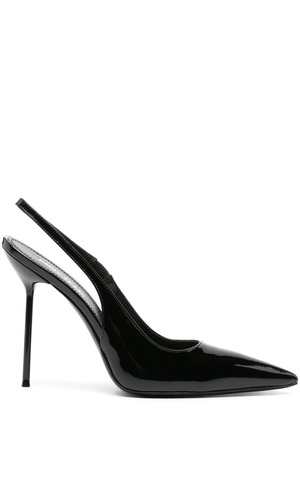 Lidia patent leather slingback pumps