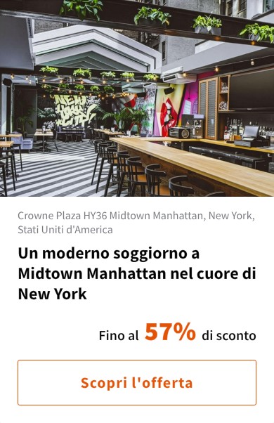 Un moderno soggiorno a Midtown Manhattan nel cuore di New York