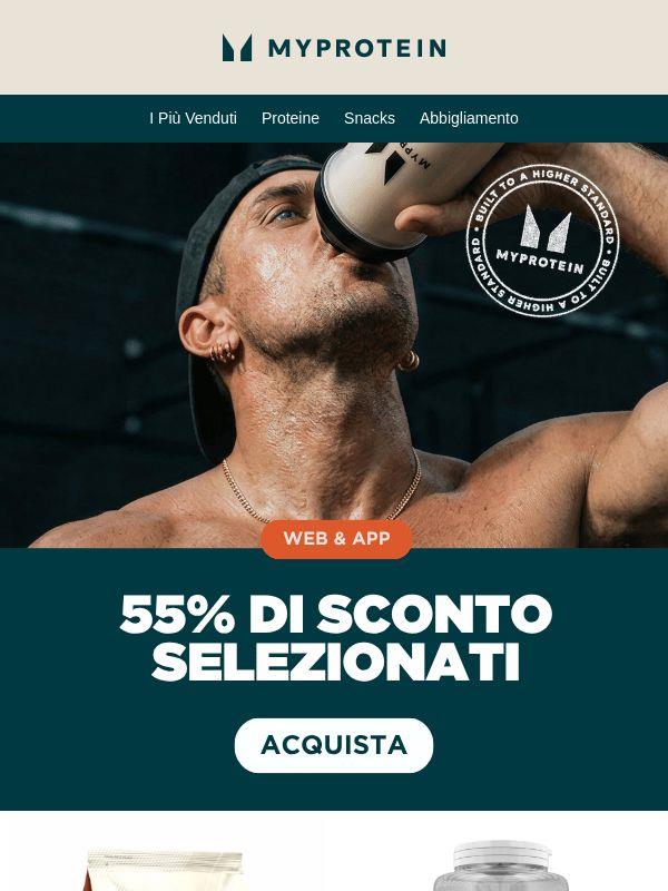 Inizia 📣 -55% sui Selezionati