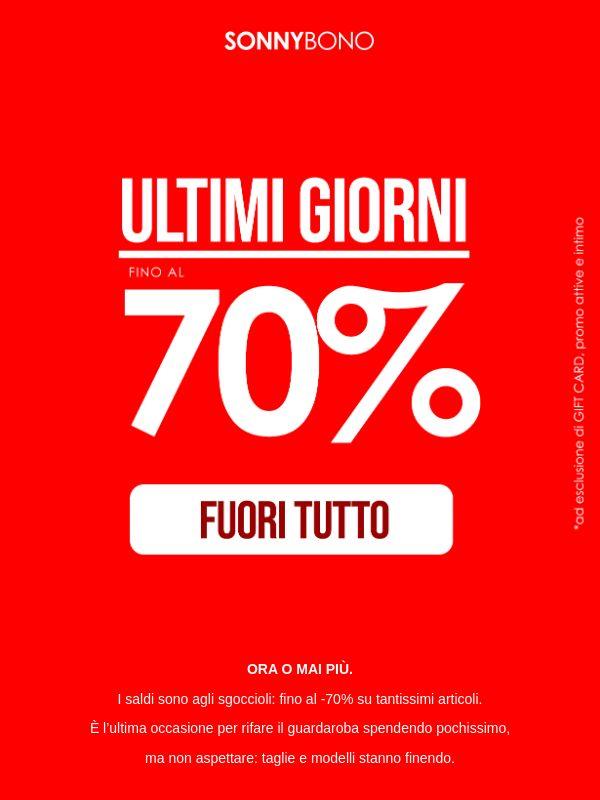 LAST CHANCE🔥 FINO AL -70%