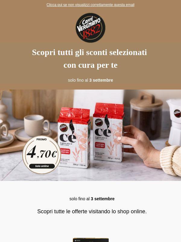 🌟 Scopri i nuovi sconti sui prodotti di Caffè Vergnano ☕