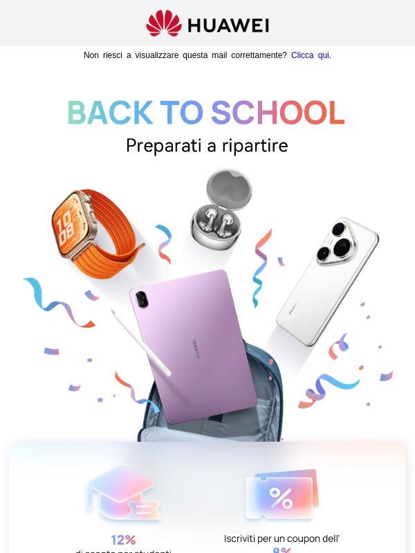 Back to School. Pronti per nuovi inizi
