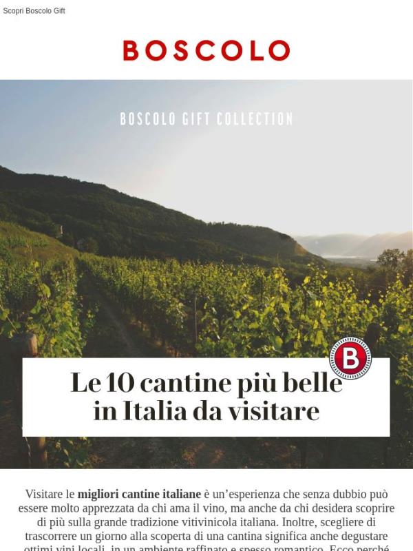 Le 10 cantine più belle in Italia da visitare
